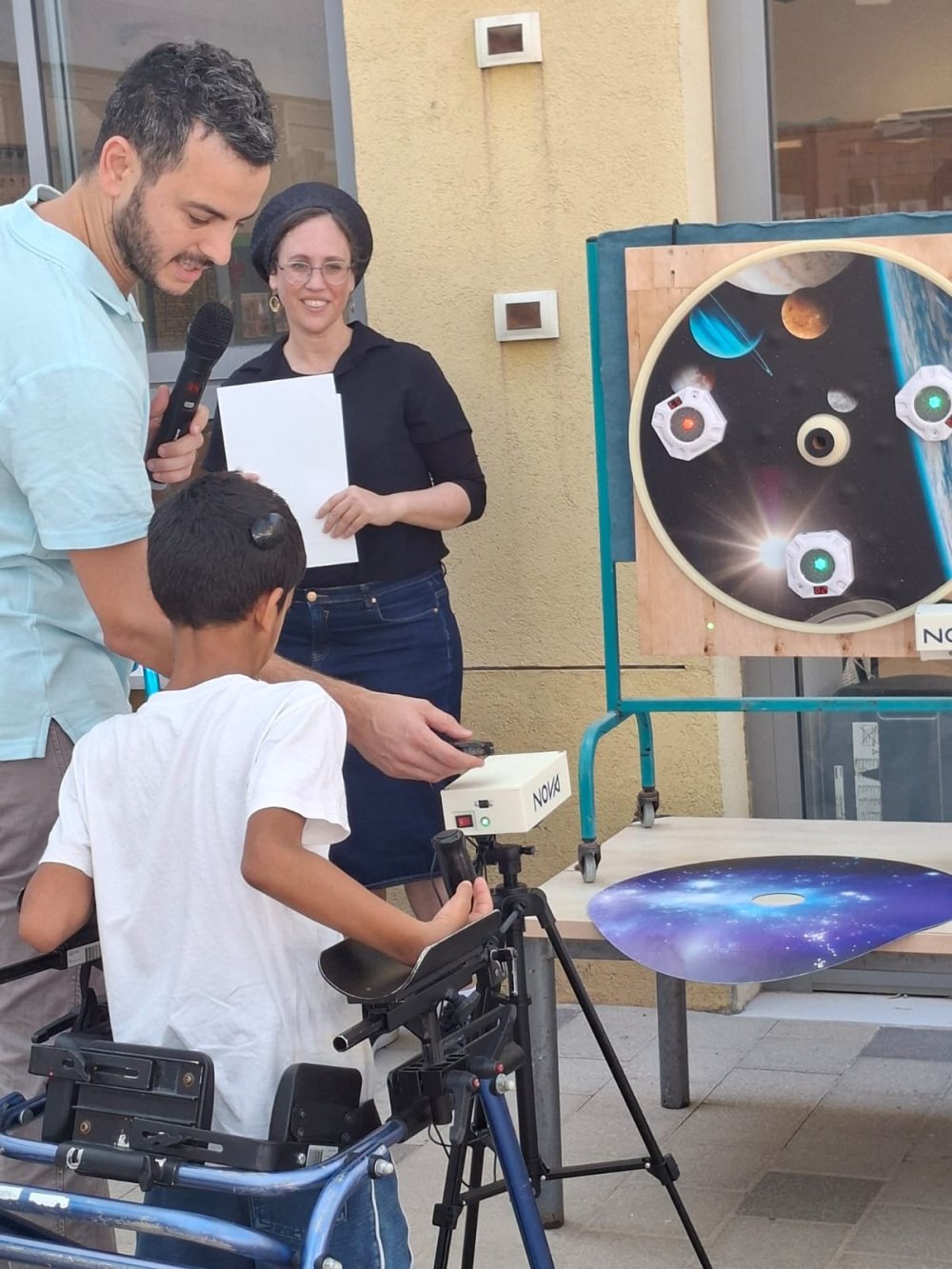  עמדות משחק מונגשות לילדים עם שיתוק מוחין במרכז הרפואי שמיר