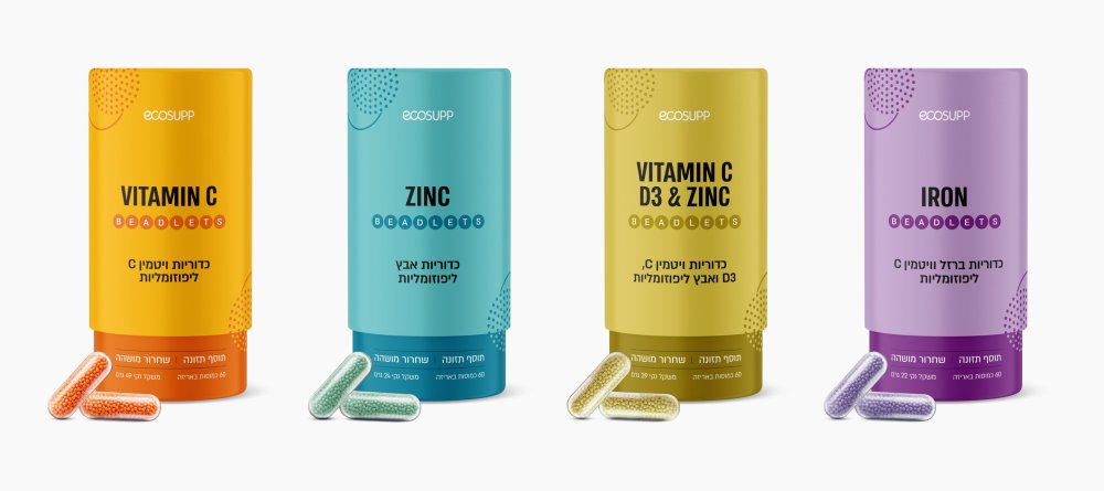 יצרנית תוספי התזונה הישראלית ecosupp השיקה סדרת תוספים ליפוזומליים בכמוסות