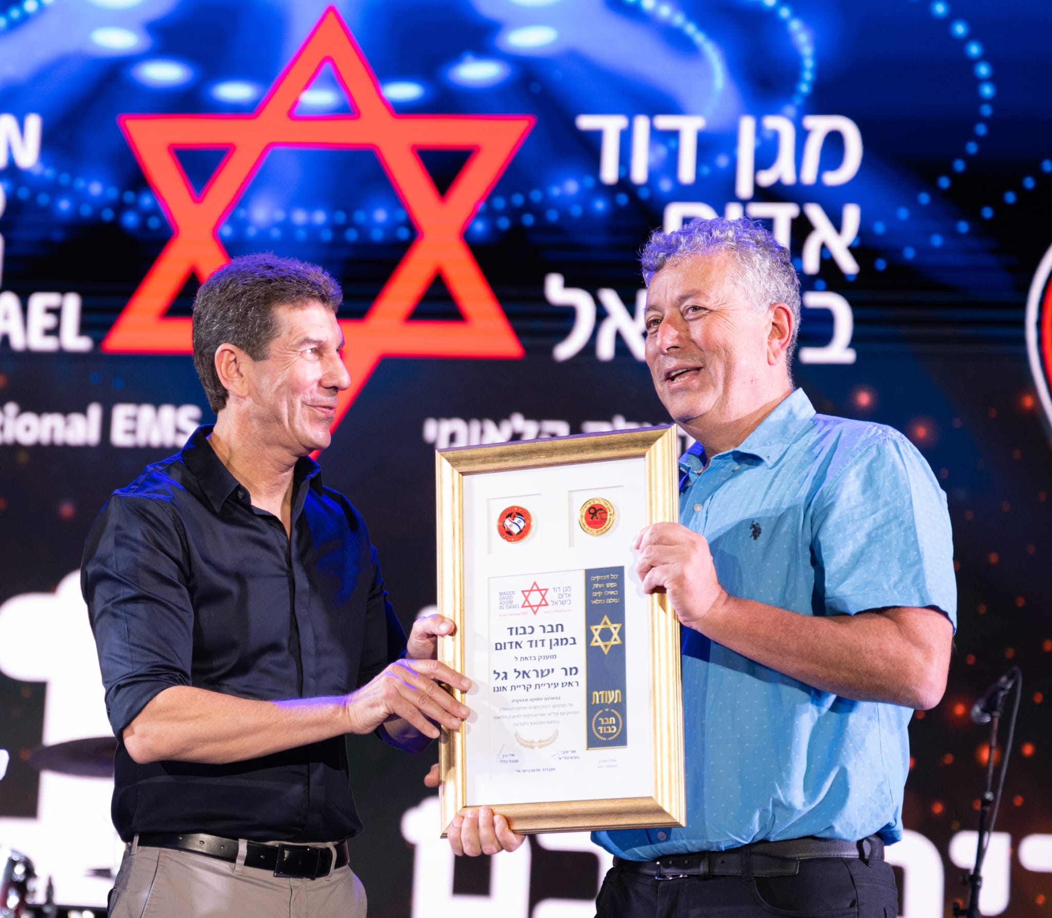 הענקת אות ההוקרה לישראל גל. צילום: דוברות