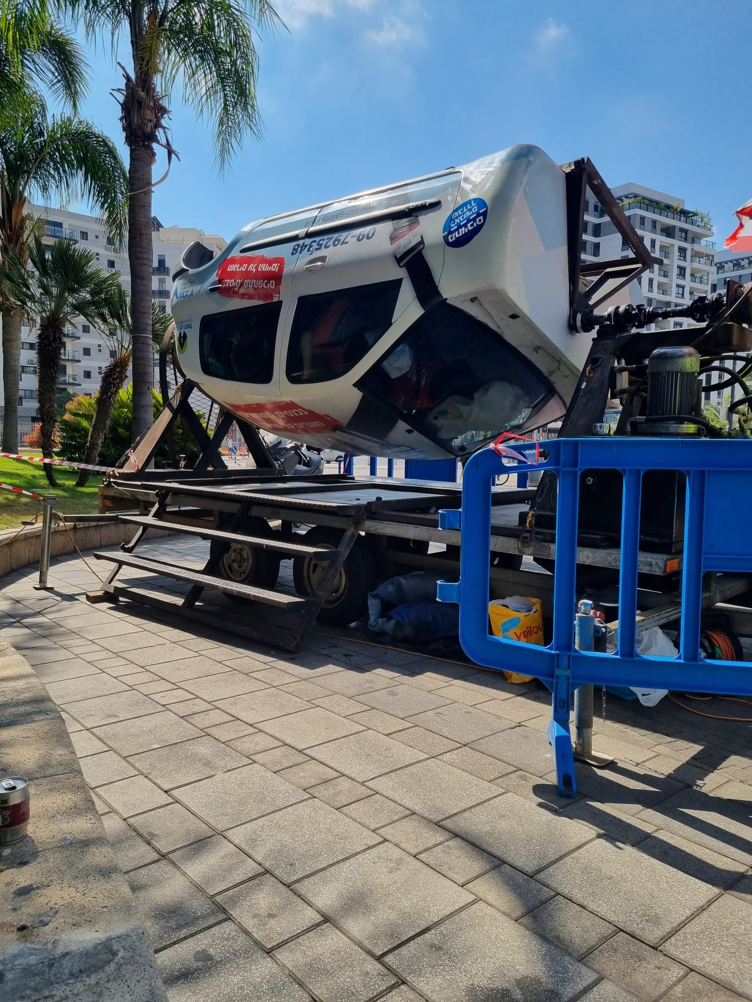  הפנינג בטיחות בדרכים בקניון קריית אונו. צילום: המטה לבטיחות בדרכים, עיריית קריית אונו