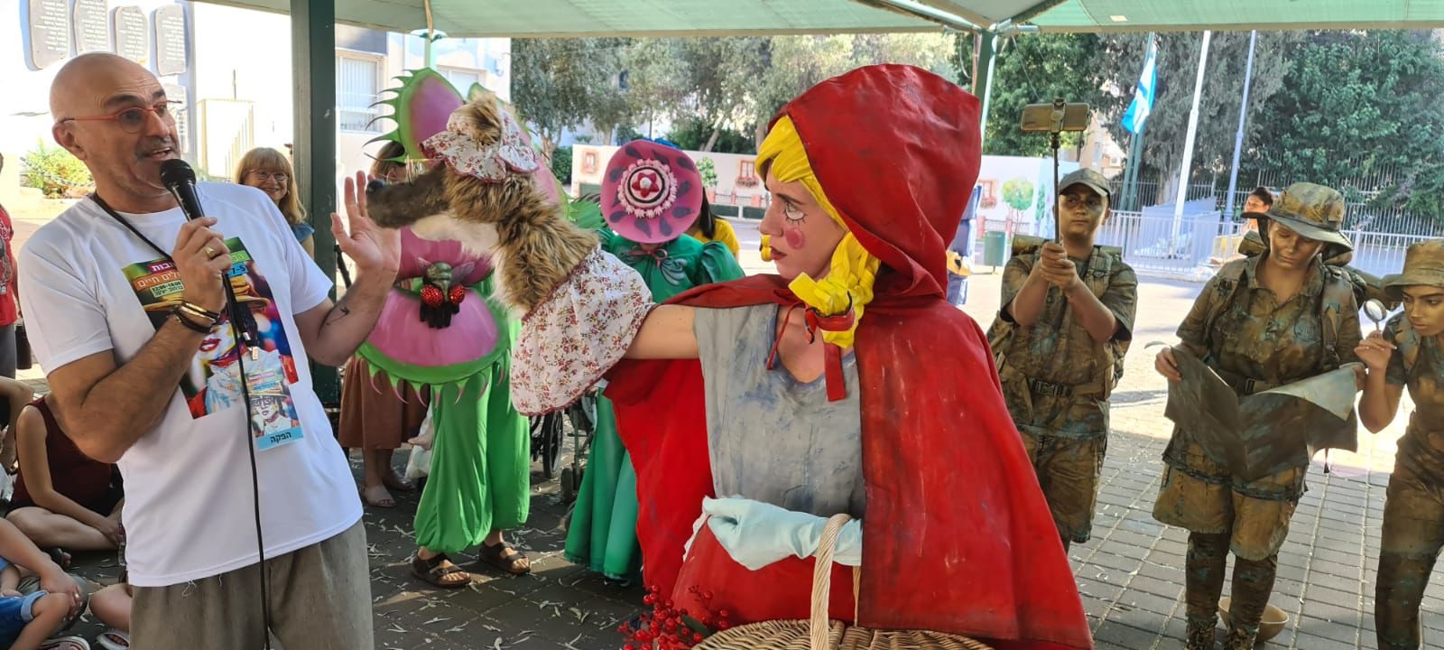 פסלים חיים סיור מיוחד
