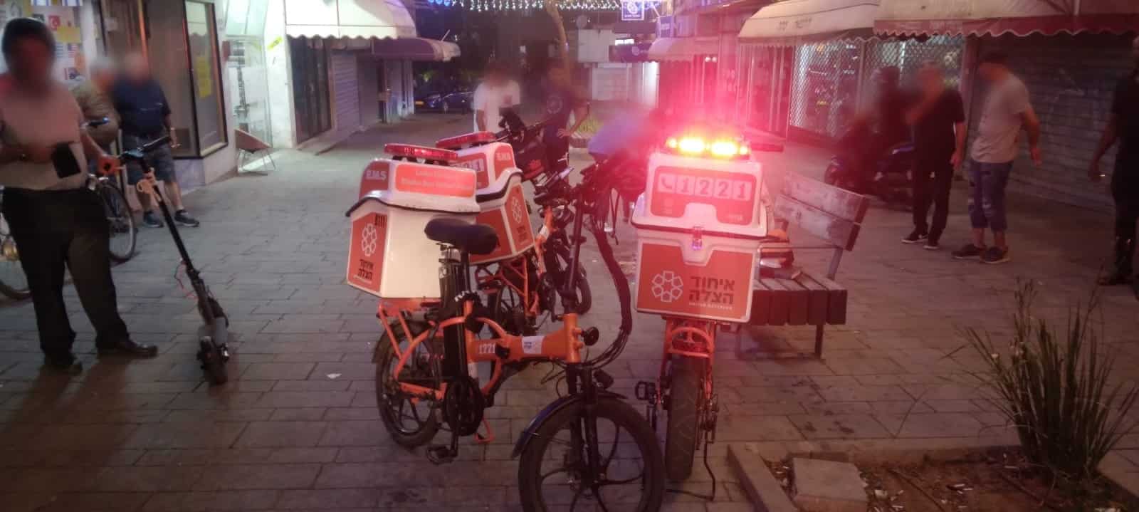צילום מזירת האירוע בחדרה: דוברות איחוד הצלה