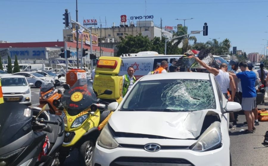 צילום מזירת האירוע: דוברות איחוד הצלה