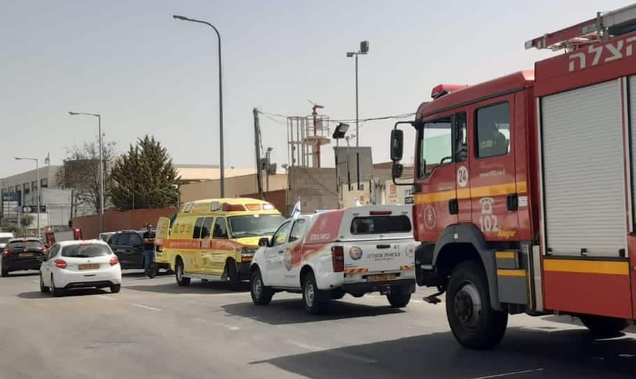 מספר נפגעים בעקבות דליפת חומרים מסוכנים בחולון