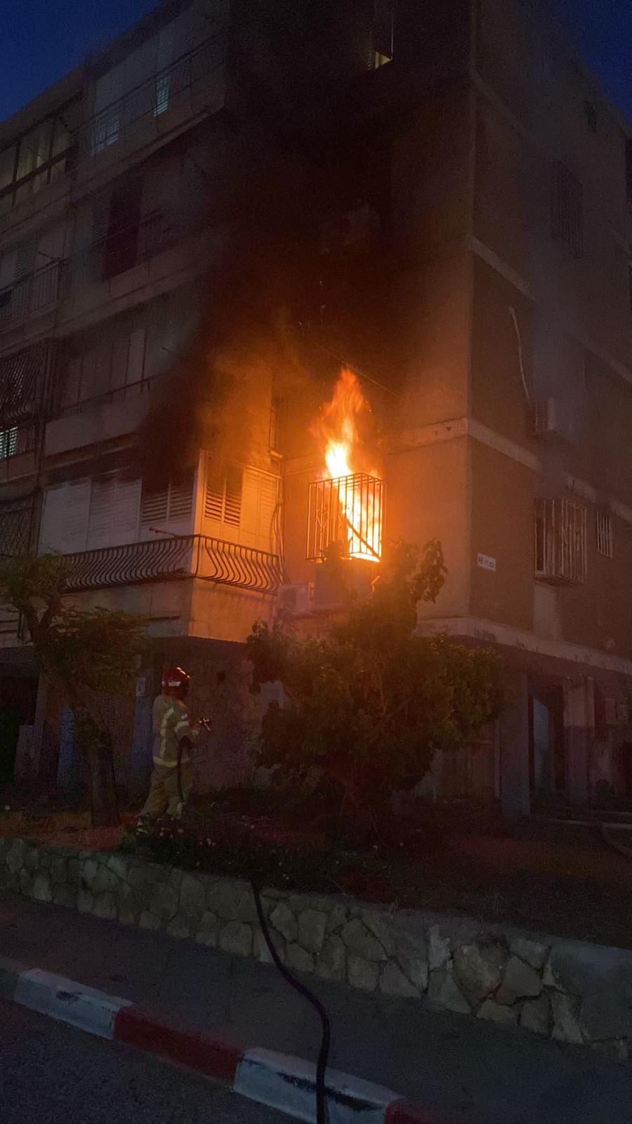 צילום מזירת האירוע: דוברות כבאות והצלה