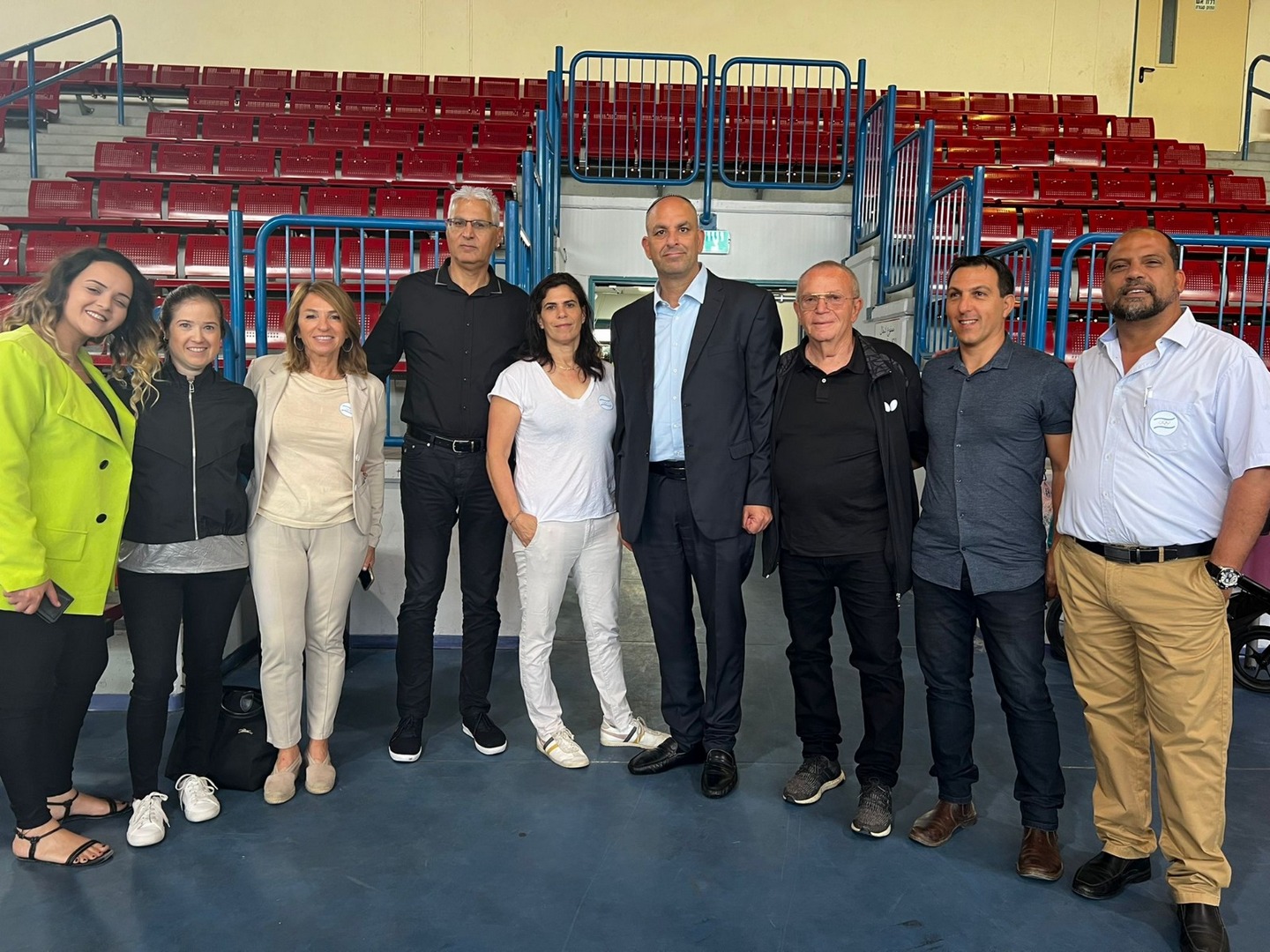 ביום האיתור הראשון שנערך באולם הספורט בשכונת הרכבת. צילום:  באדיבות הוועד האולימפי בישראל