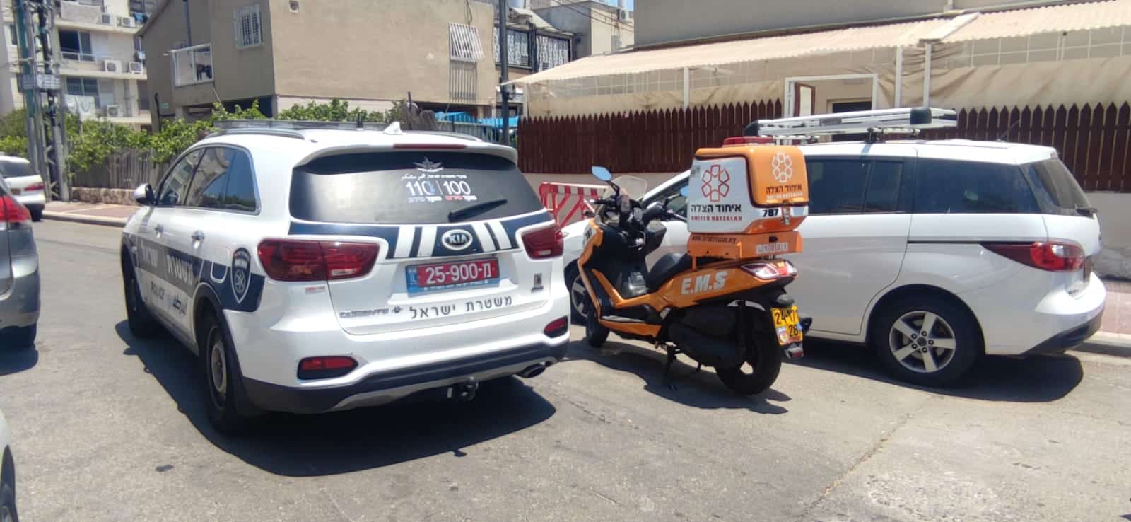 צילום מזירת האירוע: דוברות איחוד הצלה