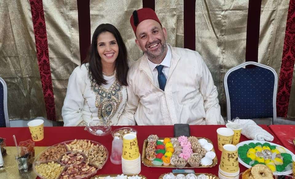 יאיר ויקירה רביבו באוהל העירוני. צילום: באדיבות דוברות עיריית לוד