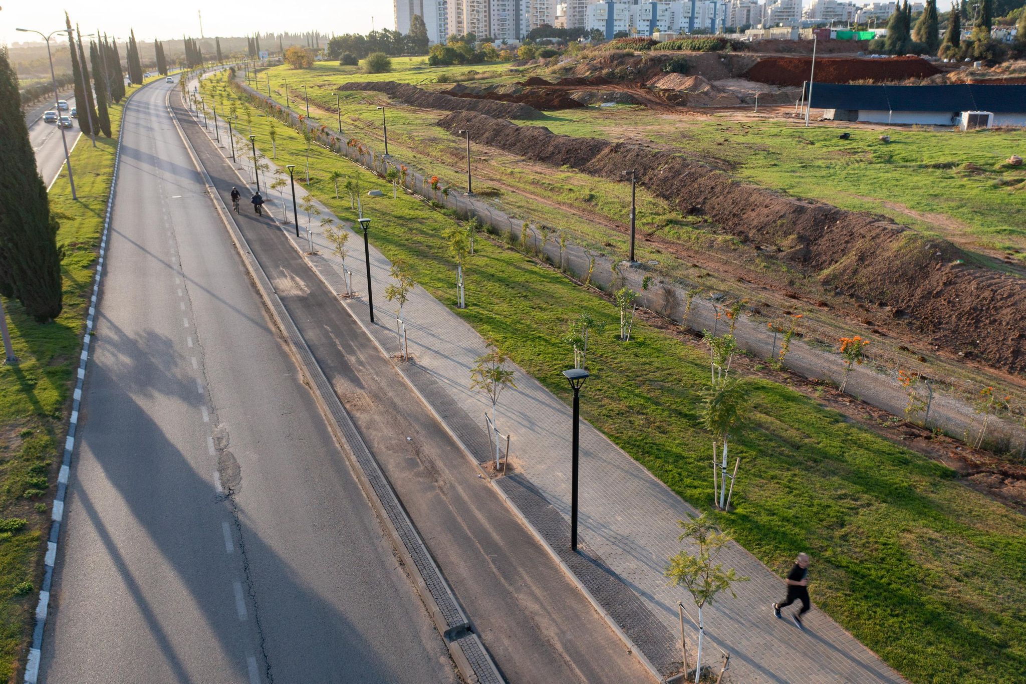 דרך מנחם בגין. צילום: באדיבות עיריית רחובות