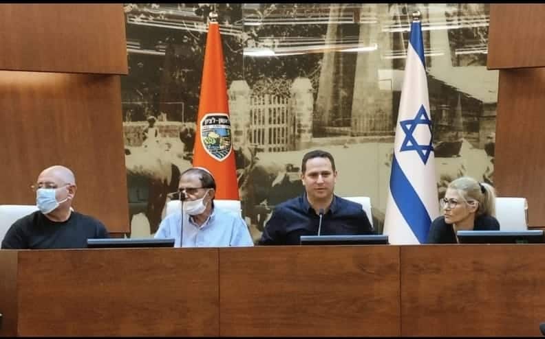 פגישת תושבים עם ראש העיר, צילום גל גפן 