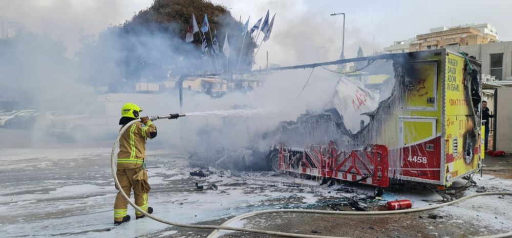 צילום: תיעוד מבצעי, כבאות והצלה מחוז דן