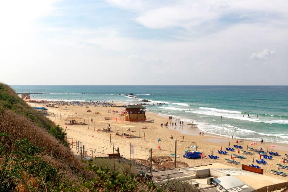 רצועת החוף של העיר- צילום: דוברות עיריית בת ים