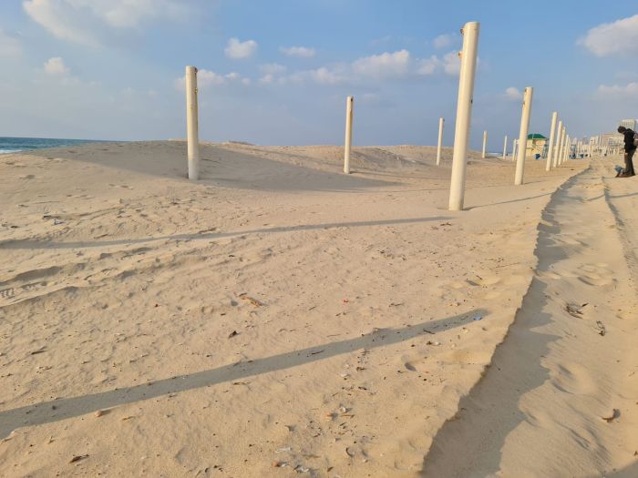 הגנות בים. צילום: דוברות העירייה
