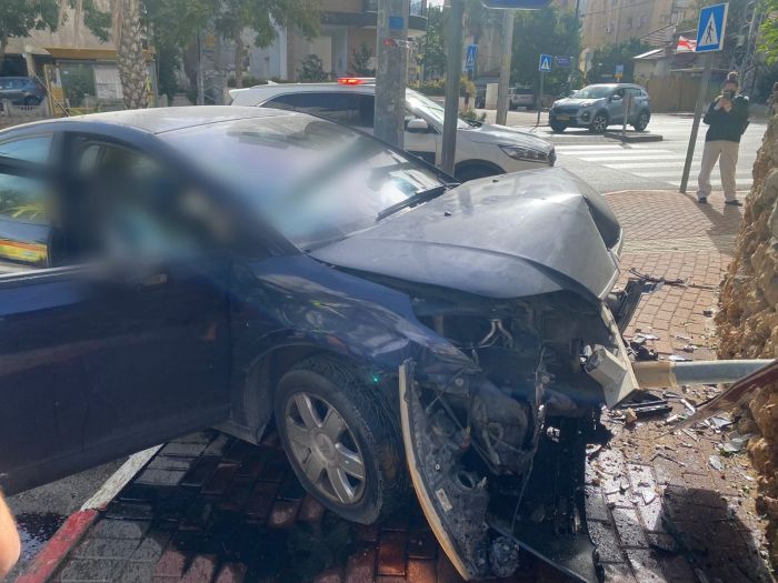מקום התאונה. צילום תיעוד מבצעי מדא