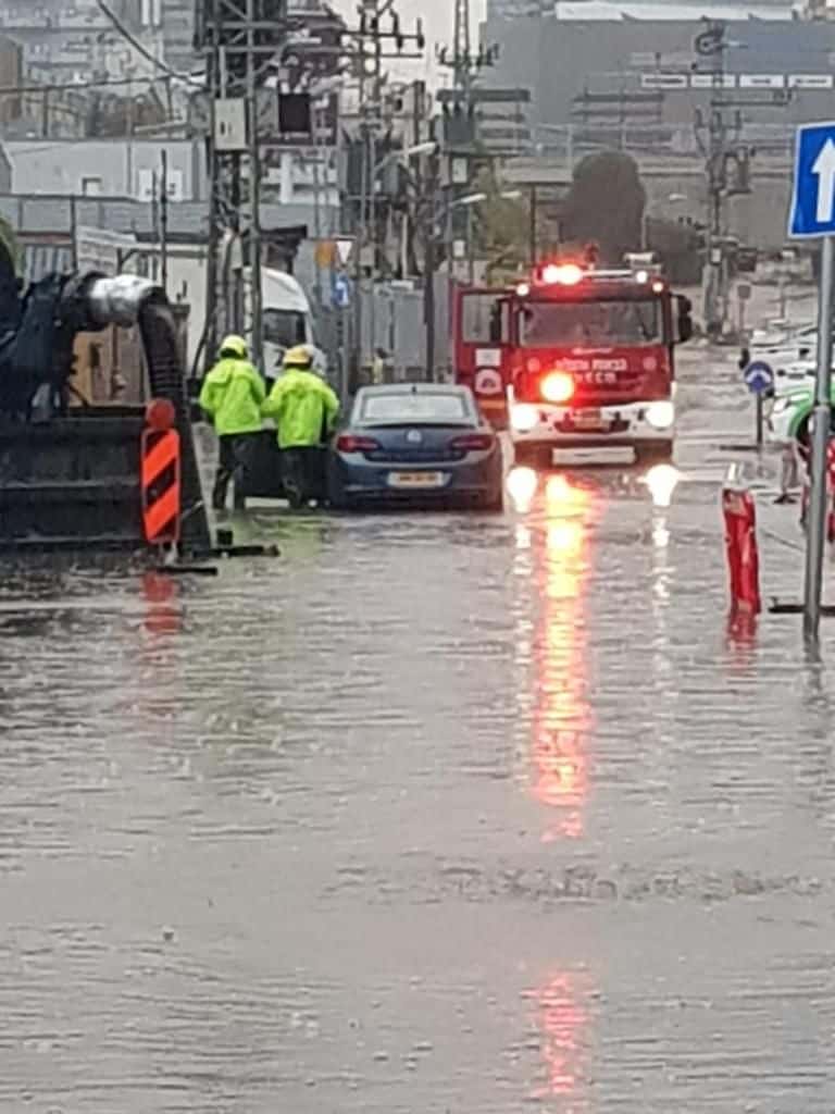רחוב תמנע הבוקר- צילום: דוברות כבאות והצלה