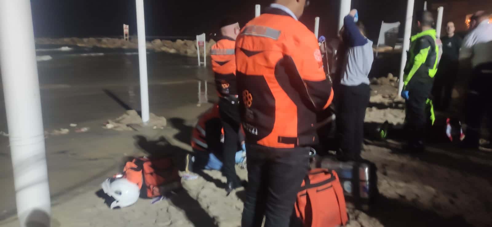 צילום מזירת האירוע: דוברות איחוד הצלה