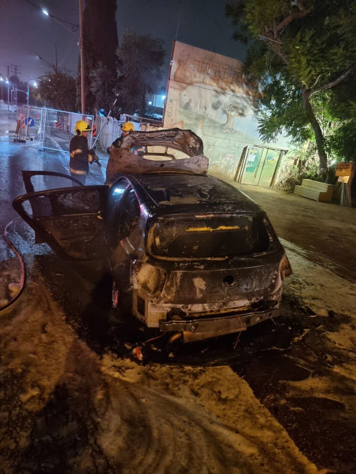 זה מה שנשאר. צילום: דוברות כבאות והצלה