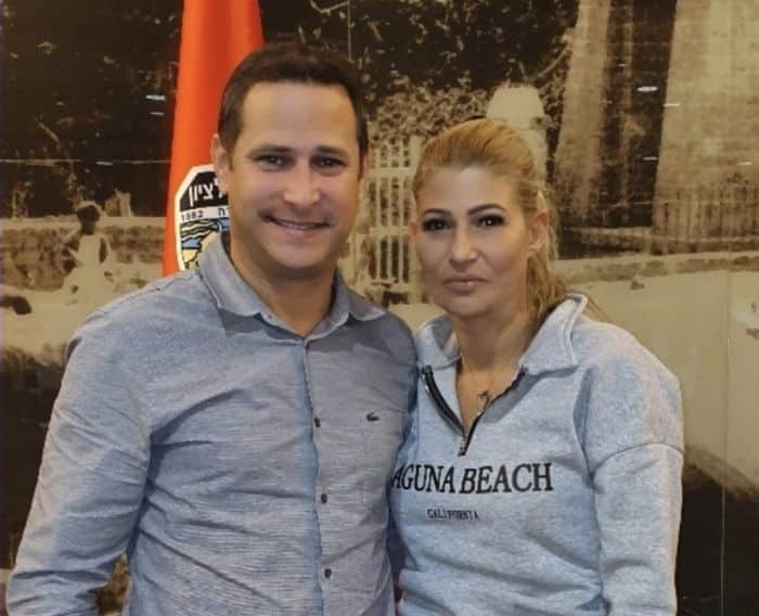 איריס חזן וראש העיר רז קינסטליך