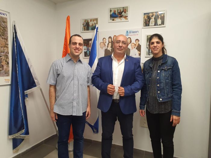 אורלי, מקסים ושלומי. צילום: פרטי