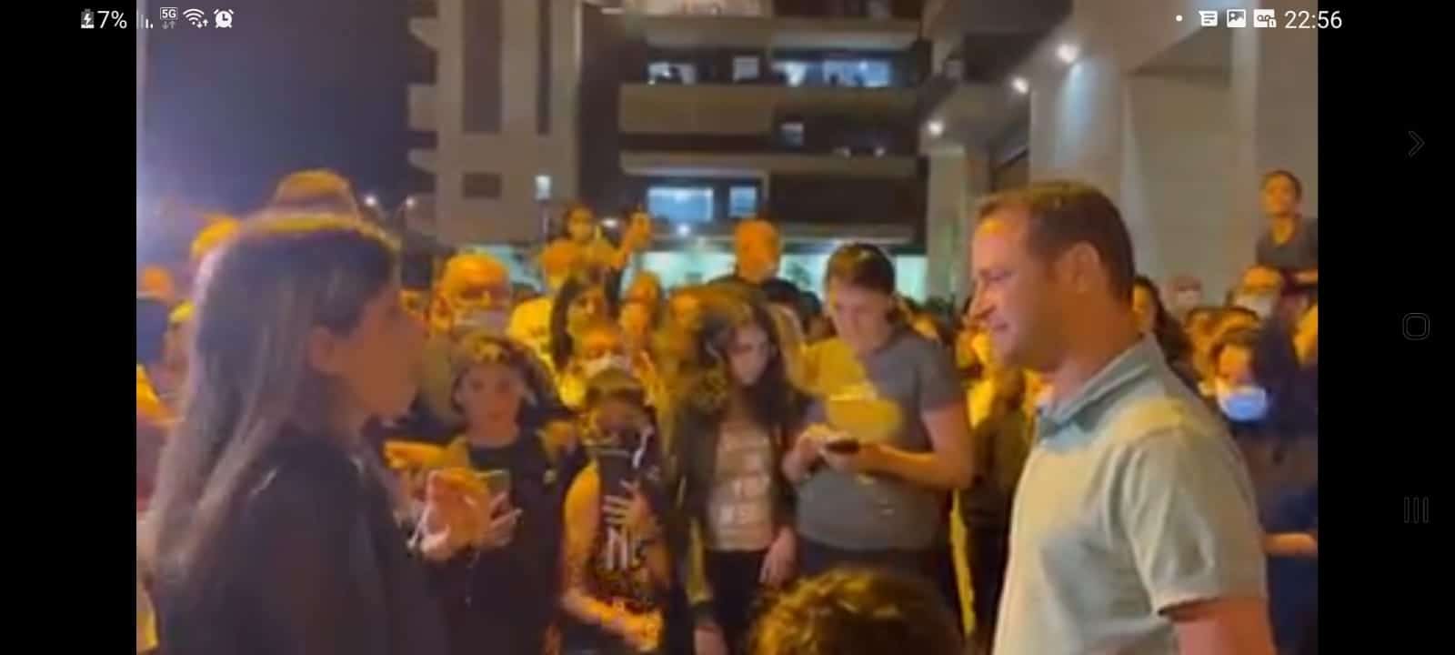 רז קינסטליך בצעדה אמש