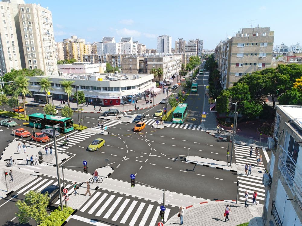 אילת פינת יוספטל - הדמייה: DAGAN