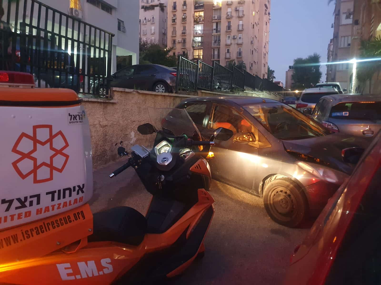 כמעט אסון ברחובות