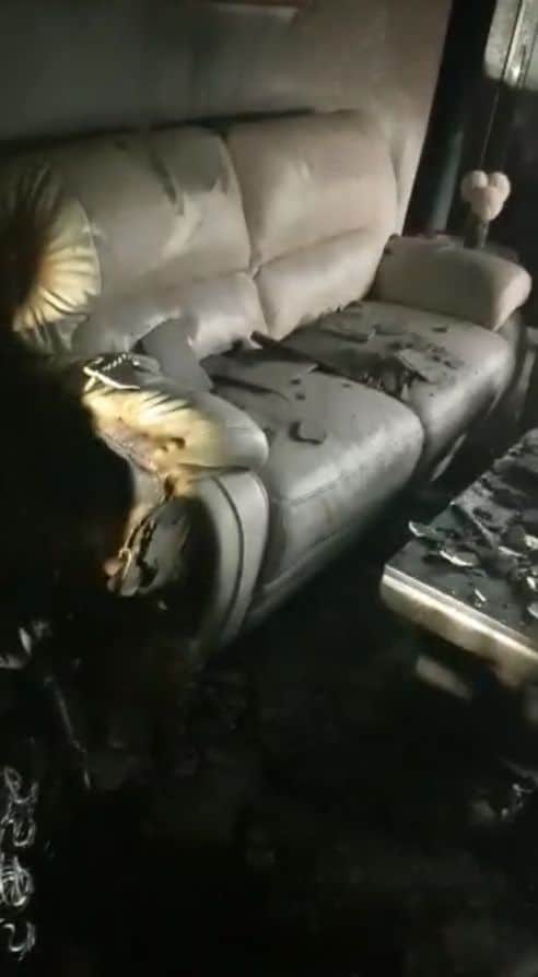 צילום מהדירה ברחוב הורוביץ- דוברות כבאות והצלה