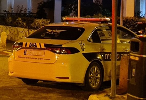 ניידת שיטור עירוני חולון. צילום ארכיון: "גל גפן"