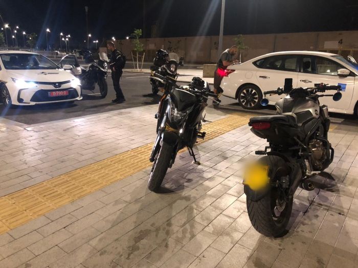 מבצע אכיפה. צילום: דוברות המשטרה