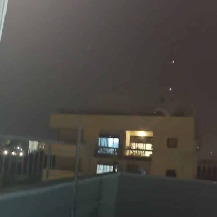 רקטות על ראשון. צילום: פרטי