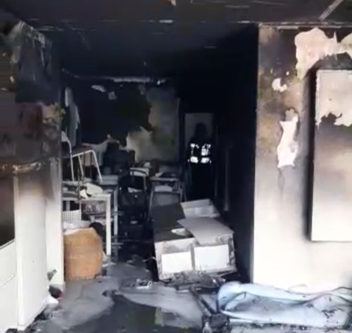 הבית השרוף. צילום: תיעוד מבצעי כבאות והצלה ראשון לציון