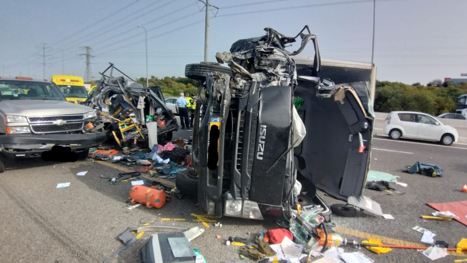 צילום מזירת האירוע: תיעוד מבצעי כבאות והצלה