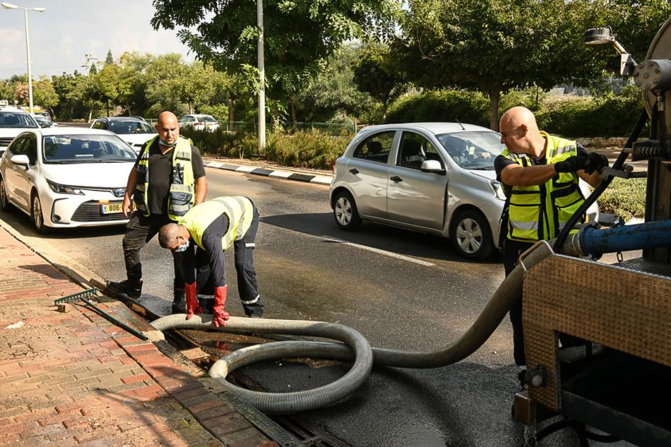 ראשון לציון: נערכים לסופה שבדרך