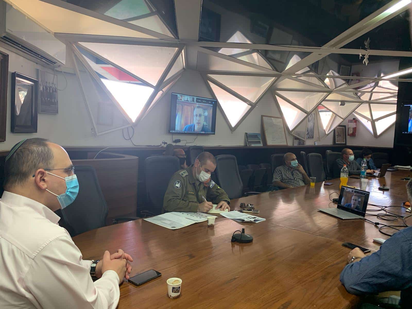 בת ים: מפקד מחוז דן בפיקוד העורף, הגיע לביקור בעיר
