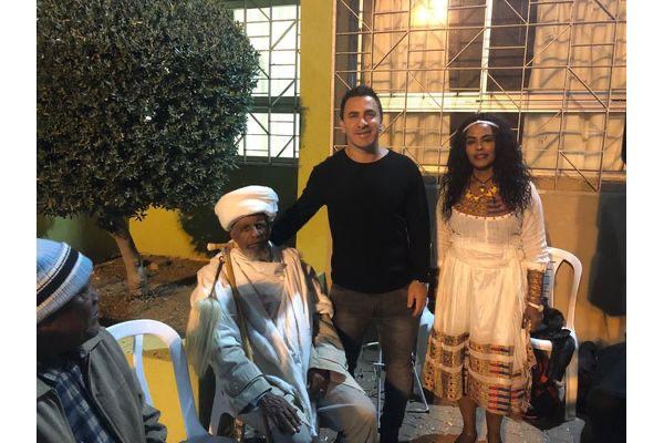 ביטון עם הקייס ברקו טגניה במהלך החגיגות בשנה שעברה. צילום יח"צ חוויות