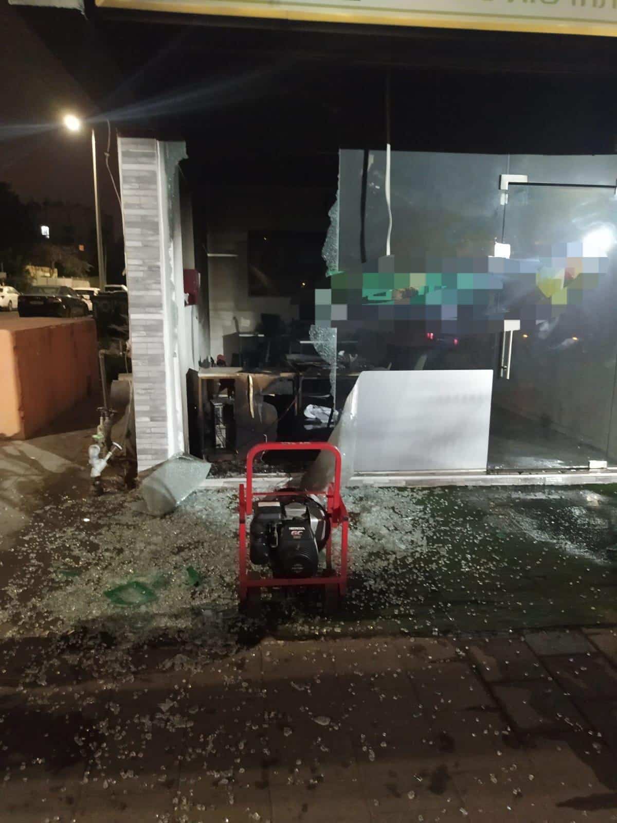 בת ים: שריפה ברחוב קרן היסוד