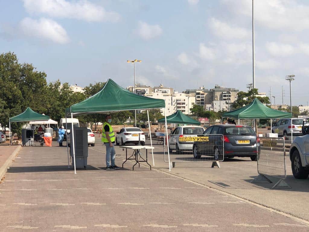 חולון: ממשיכים לפתוח מתחמי בדיקות קורונה