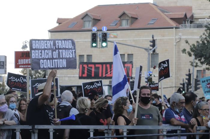 הפגנה בבלפור. צילום: איתן אלחדז ברק 
