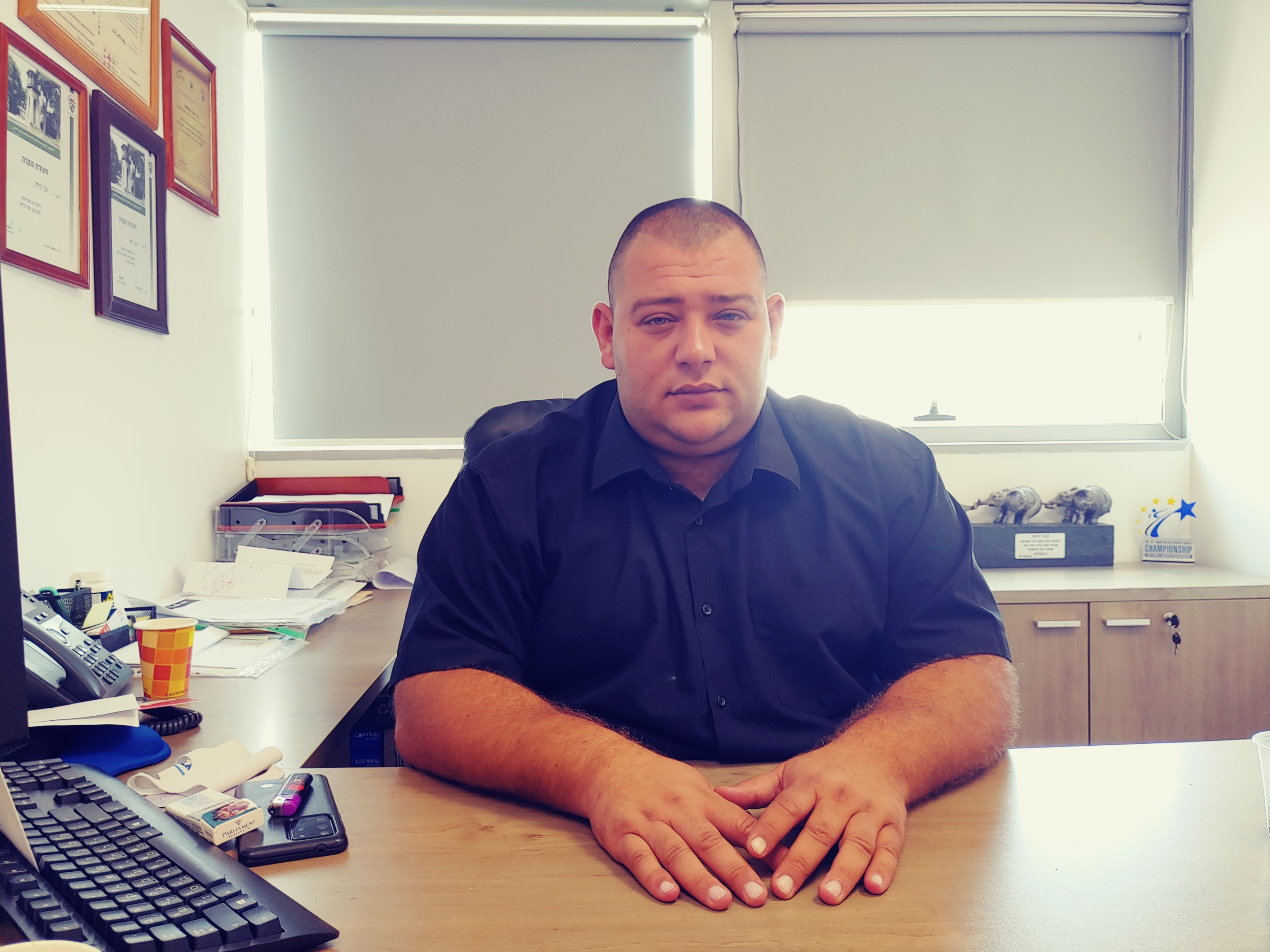 מחזיק תיק הקליטה יבגני ברחמן. צילום: רונן דמארי