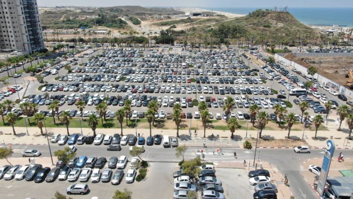 חניית חוף הים. צילום: החברה לביטחון