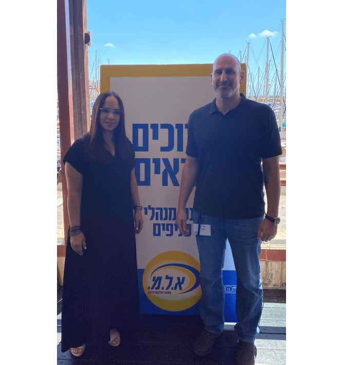 מנכ"ל הרשת אורי להב וסמנכ"לית השיווק מאיה שליו שרוני <br> צילום: יח"צ