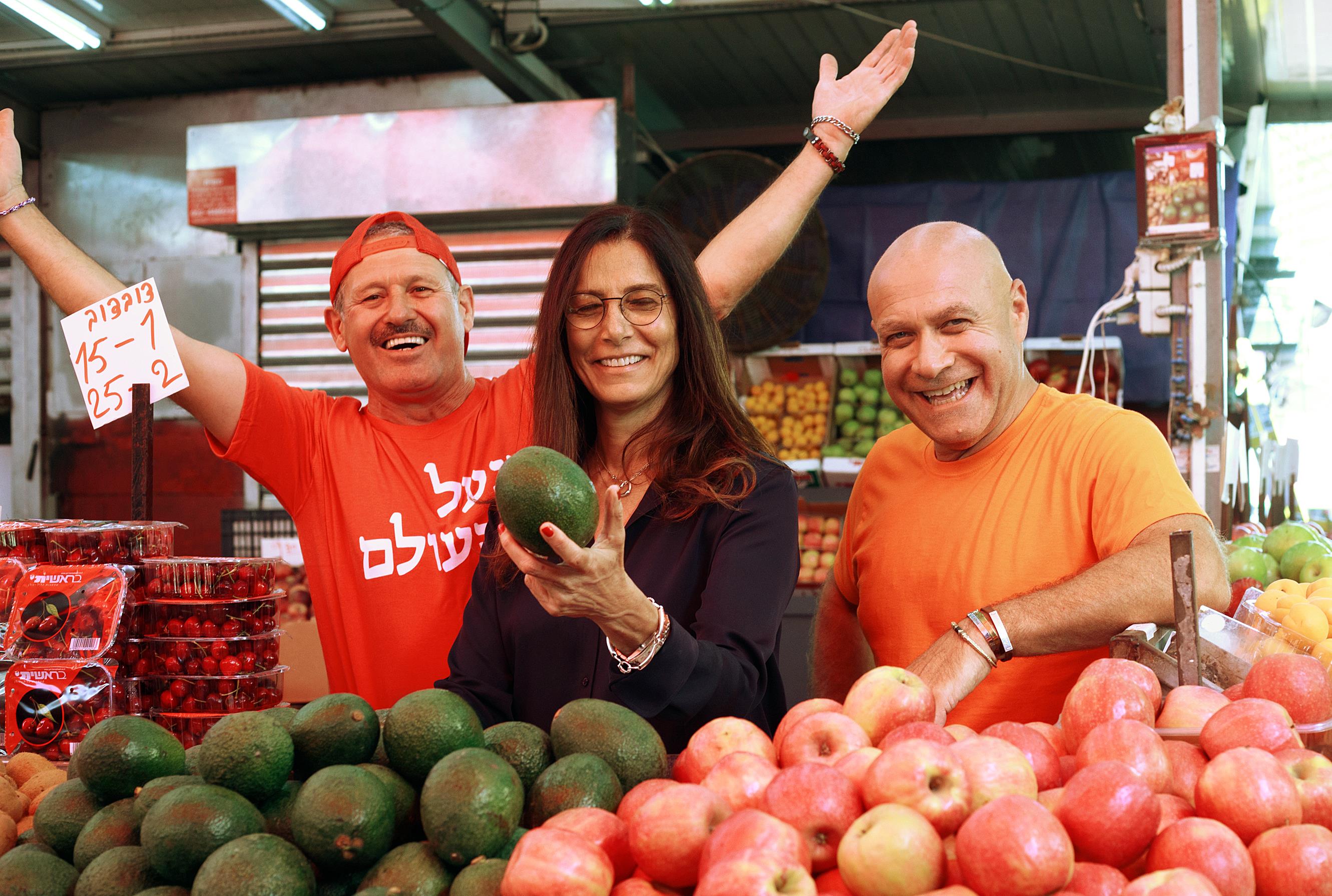 דביר בנדק, דינה נבות ועבד שקרא <br> צילום: אילן בשור