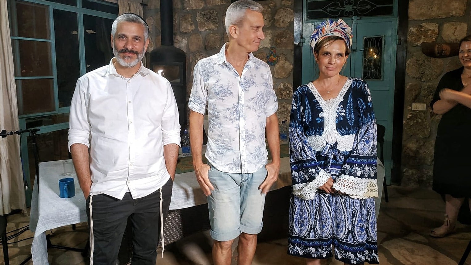 עידית שלו, אברי גלעד ואביתר בנאי. צילום: אחיה קליינולד