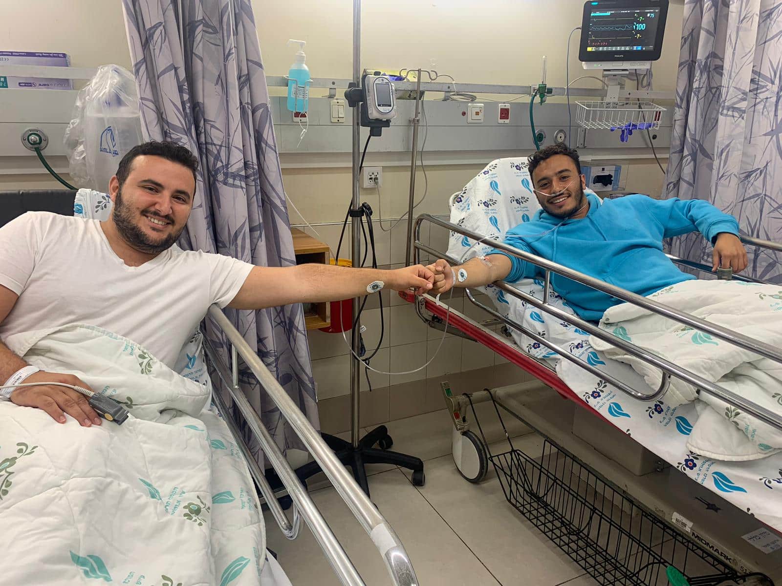 האחים ישי ועידו שוישה לאחר האירוע <br> צילום: פרטי