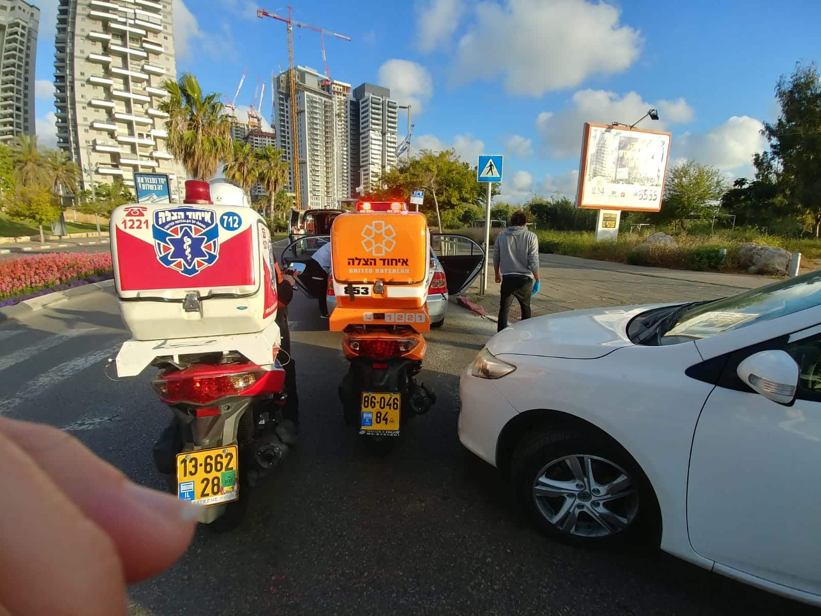 שני ילדים נפצעו בתאונה בטיילת בת ים
