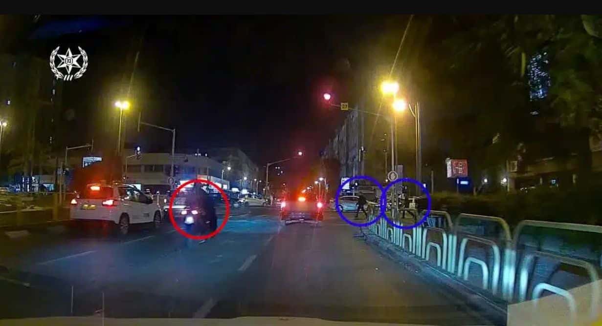 זירת הרצח בנובמבר 2022- צילום: דוברות משטרת ישראל