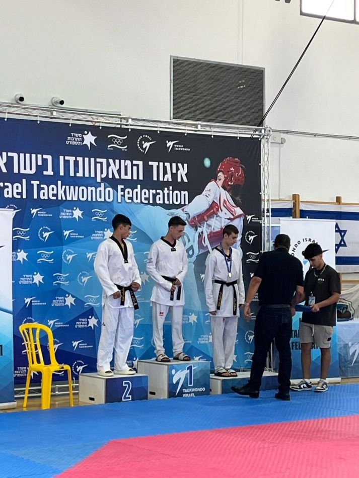 11 מדליות לספורטאי הלוחם הצעיר באליפות ישראל בטאקוונדו