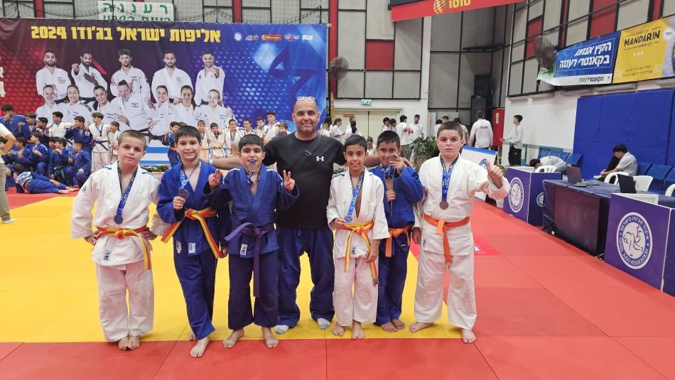 6 מדליות לחניכי מרכז קליין מחולון, באליפות ישראל בג'ודו!