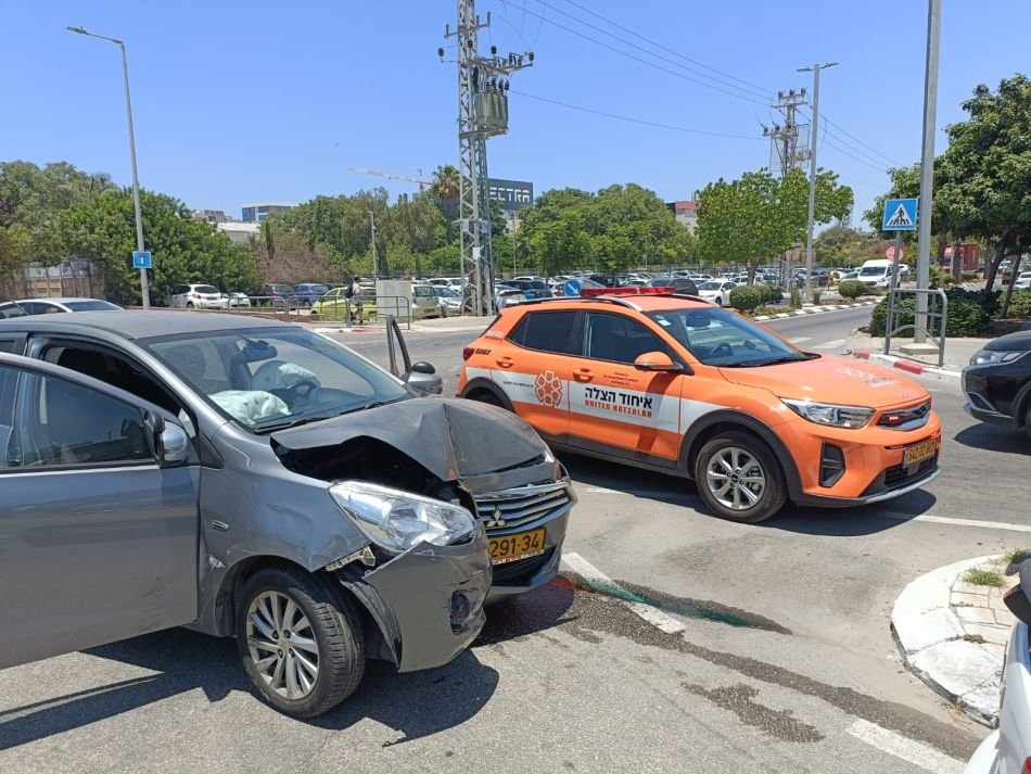 פצוע בתאונה במערב ראשון לציון