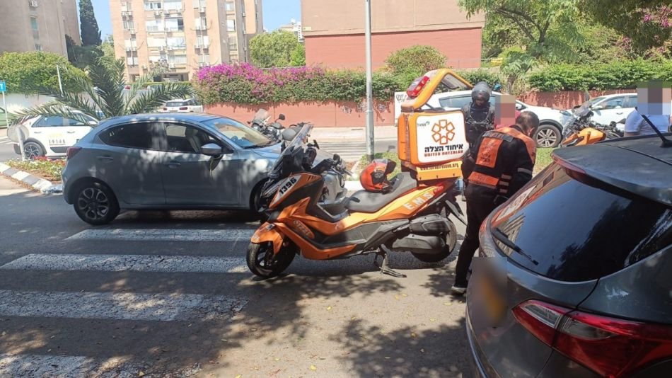 הולכת רגל נפגעה מרכב ברמת הנשיא בת ים